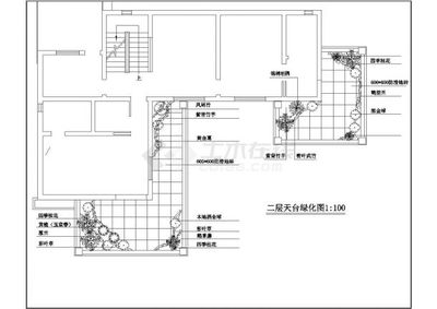 某住宅小区室内外CAD环境装饰设计施工图纸